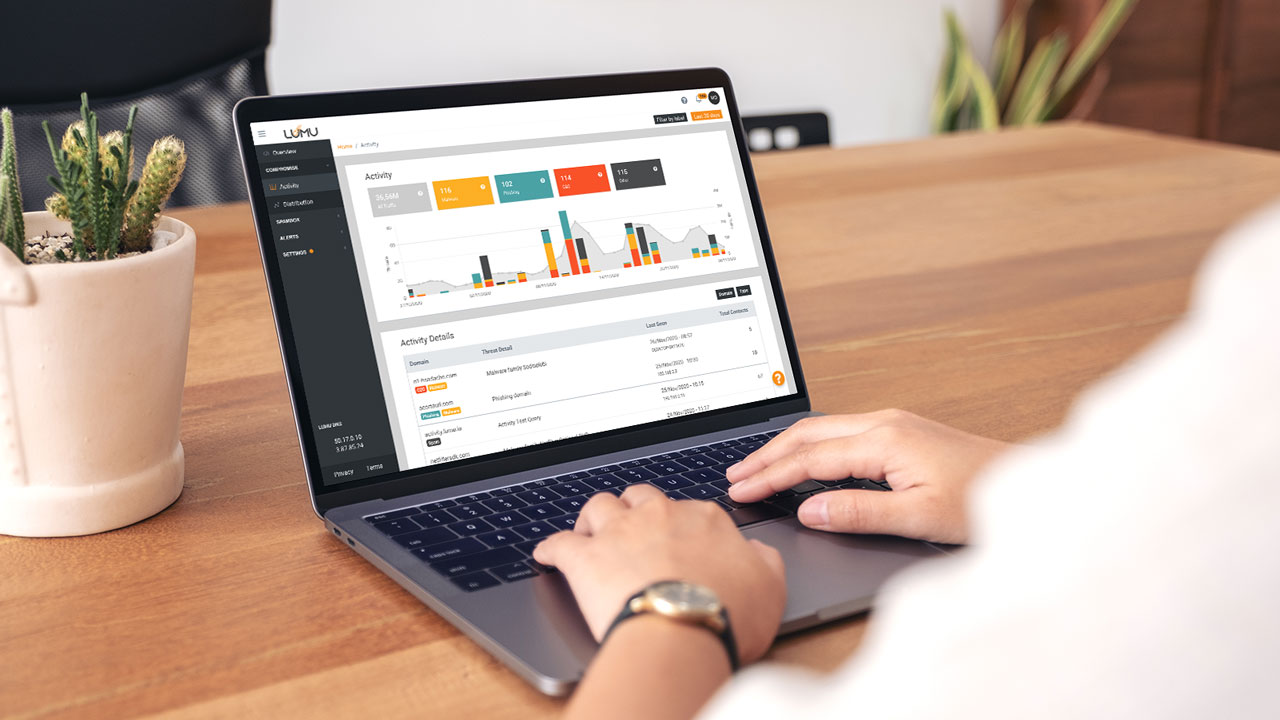 Security operator using the Lumu Portal Remotely